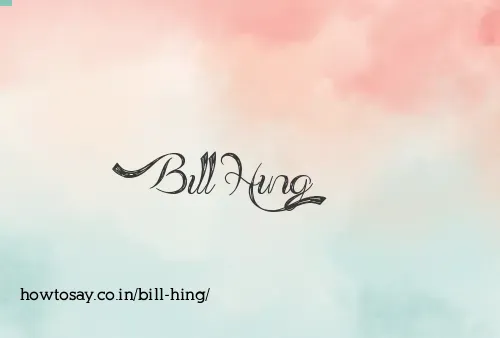 Bill Hing