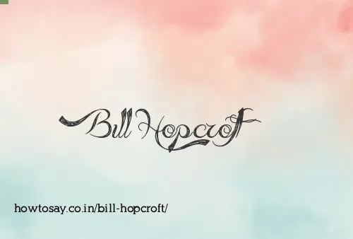 Bill Hopcroft