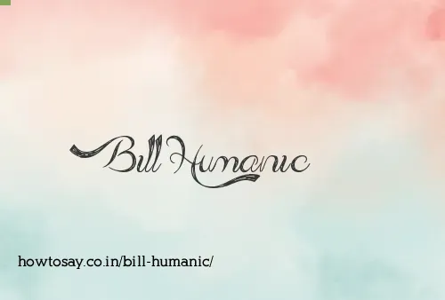 Bill Humanic