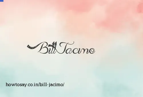 Bill Jacimo