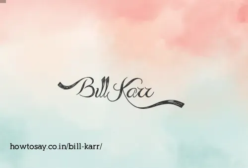 Bill Karr