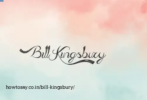 Bill Kingsbury