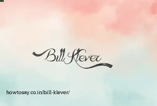 Bill Klever