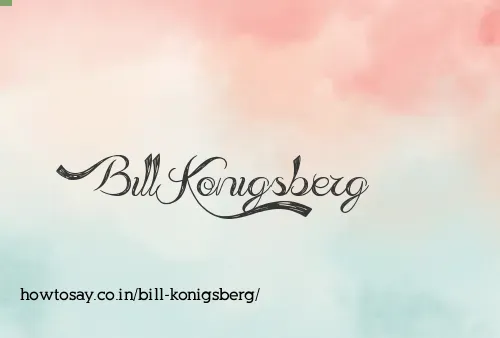 Bill Konigsberg
