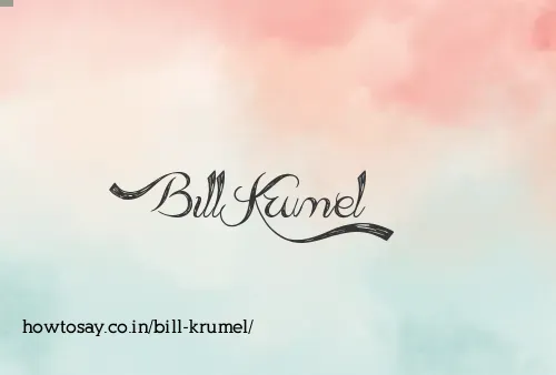 Bill Krumel