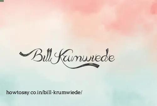 Bill Krumwiede