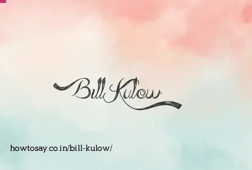 Bill Kulow
