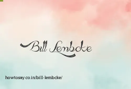 Bill Lembcke