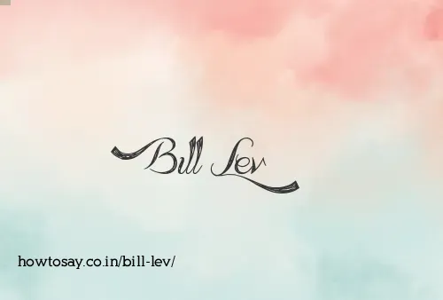 Bill Lev