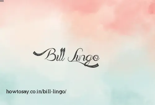 Bill Lingo