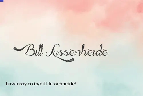 Bill Lussenheide