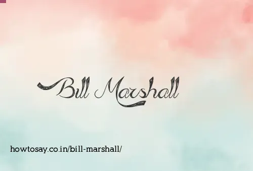 Bill Marshall