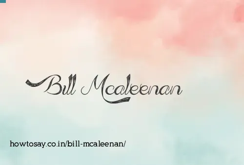 Bill Mcaleenan