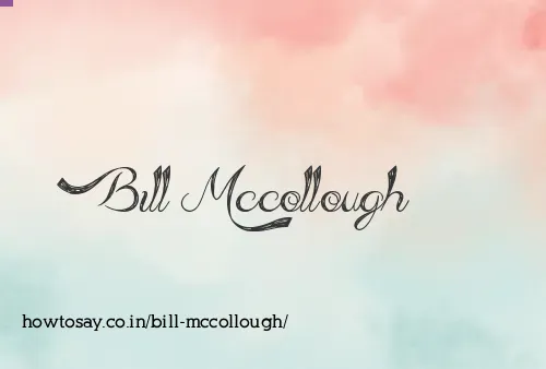 Bill Mccollough