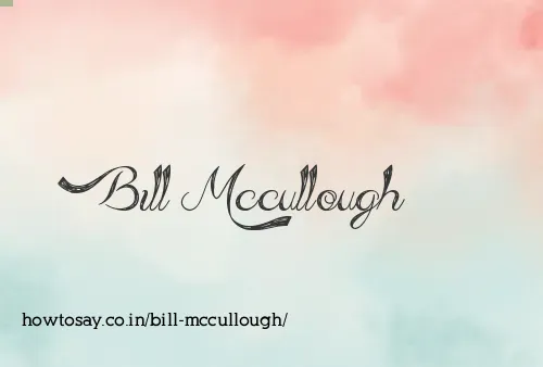 Bill Mccullough