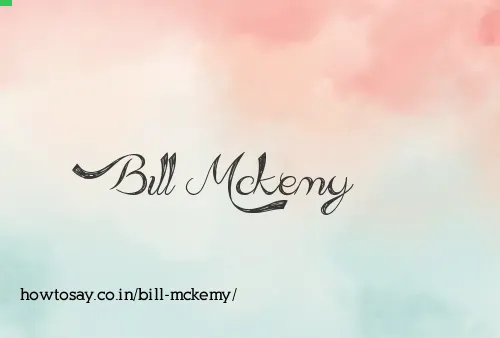 Bill Mckemy
