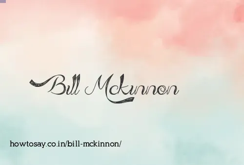 Bill Mckinnon