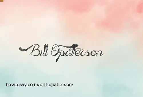 Bill Opatterson