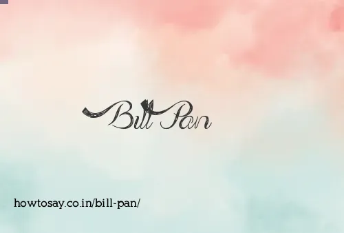 Bill Pan
