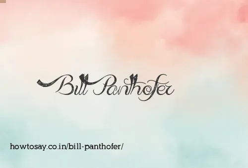 Bill Panthofer