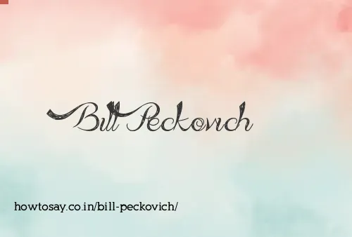 Bill Peckovich