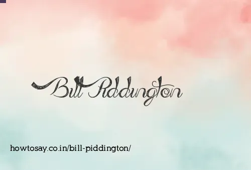 Bill Piddington