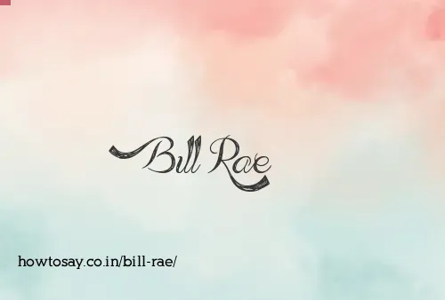 Bill Rae