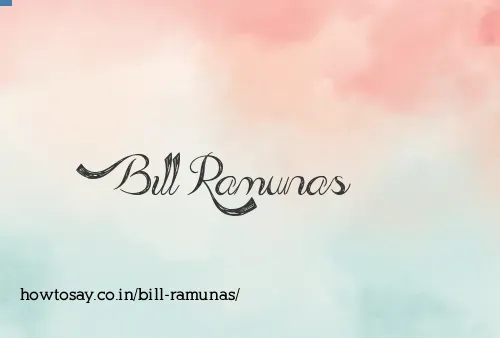 Bill Ramunas