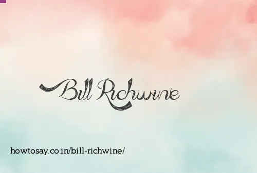 Bill Richwine
