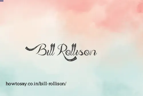 Bill Rollison