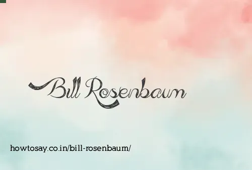 Bill Rosenbaum