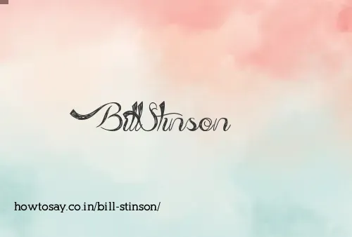 Bill Stinson