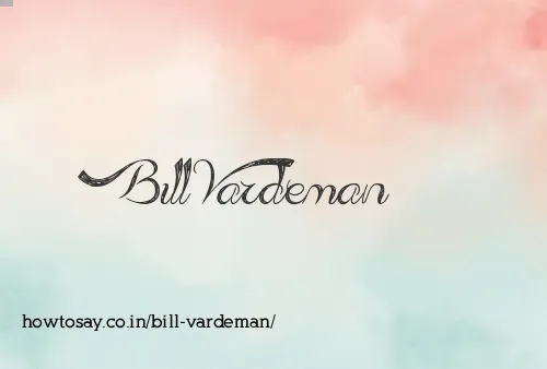 Bill Vardeman