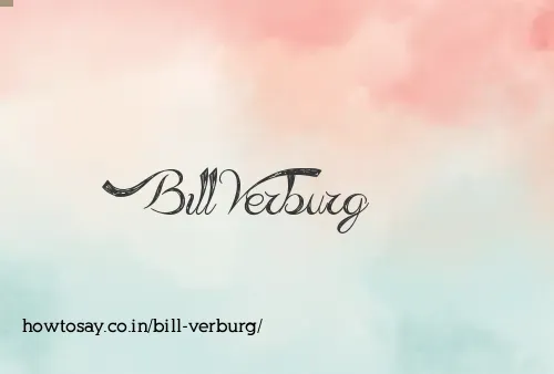 Bill Verburg