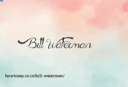 Bill Waterman