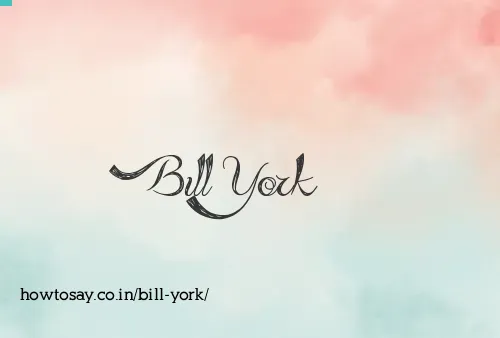 Bill York