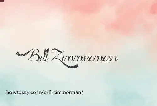 Bill Zimmerman