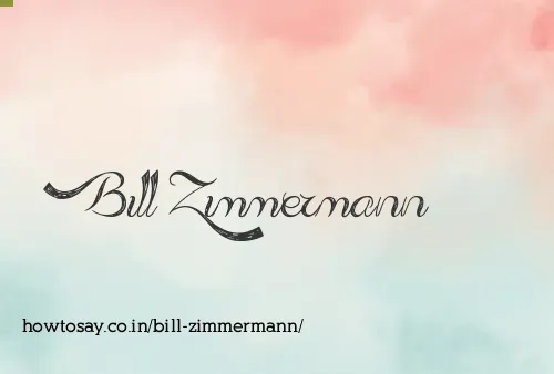 Bill Zimmermann