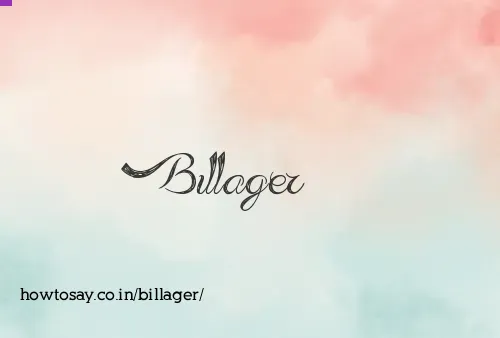 Billager