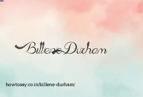Billene Durham