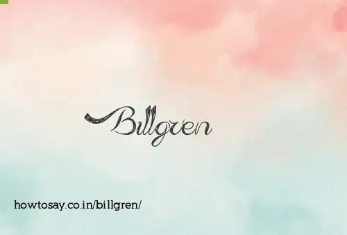 Billgren