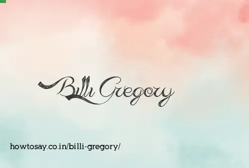 Billi Gregory