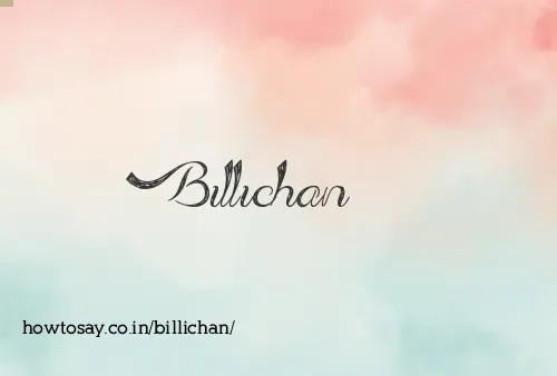 Billichan
