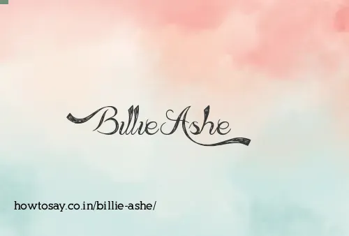 Billie Ashe