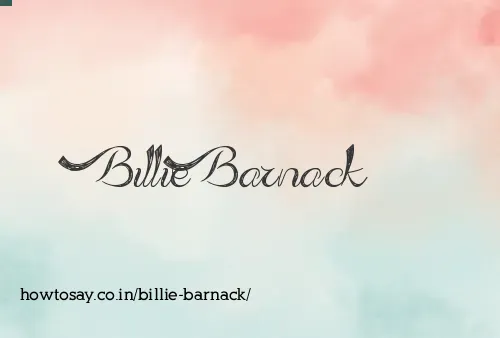 Billie Barnack