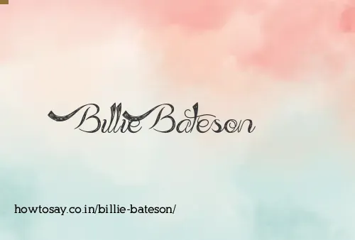 Billie Bateson