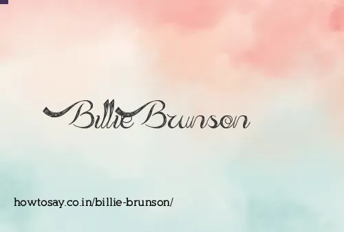 Billie Brunson