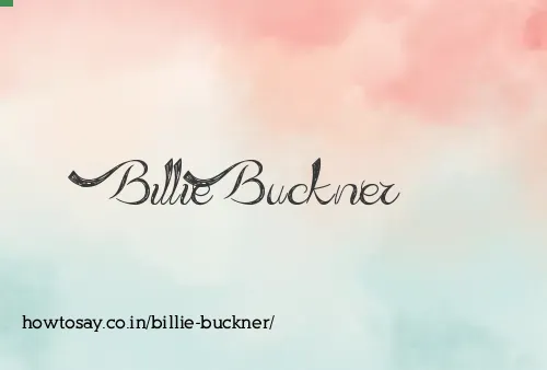 Billie Buckner