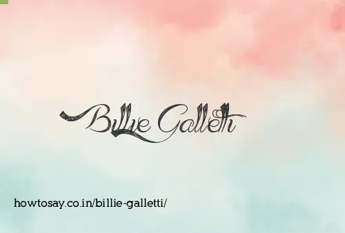 Billie Galletti