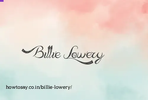 Billie Lowery